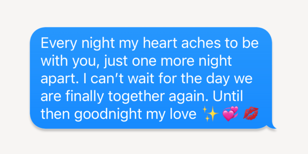 goodnight messages for him