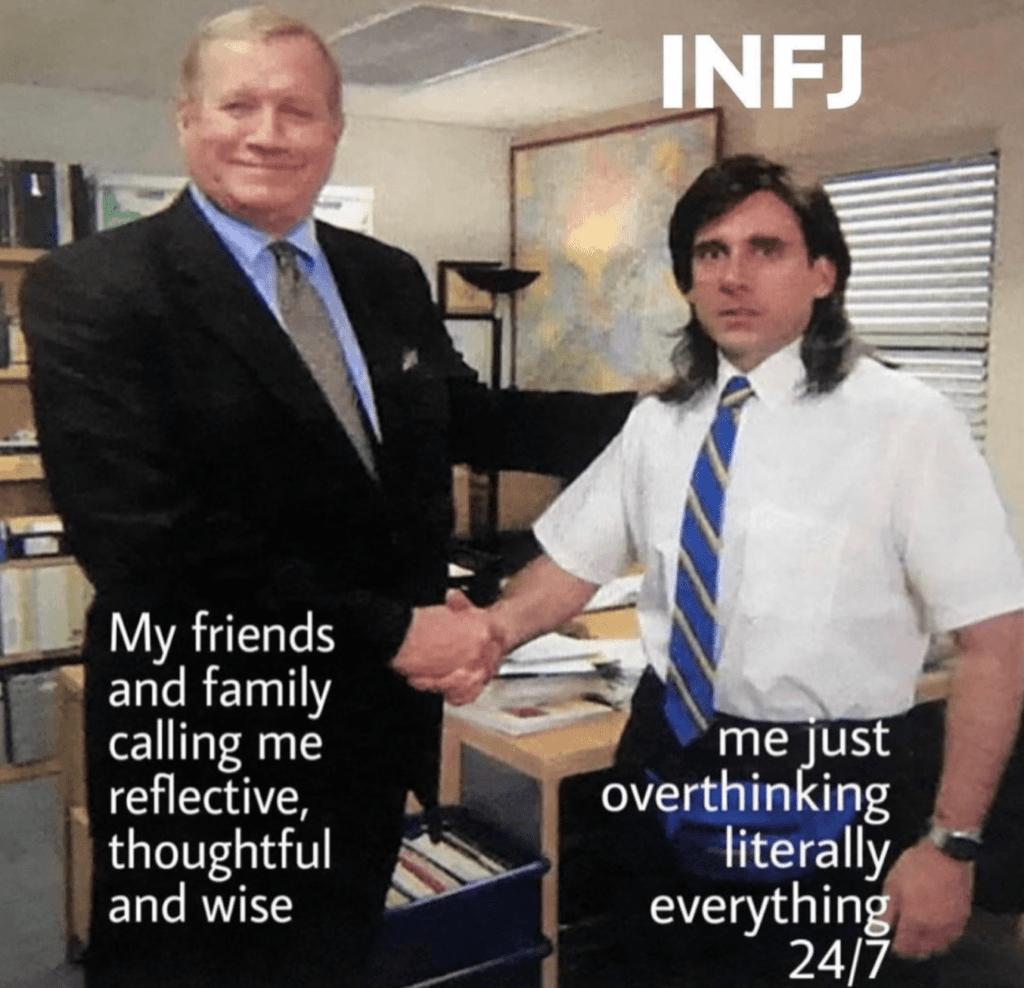 INFJ Meme Deep Thoughtful