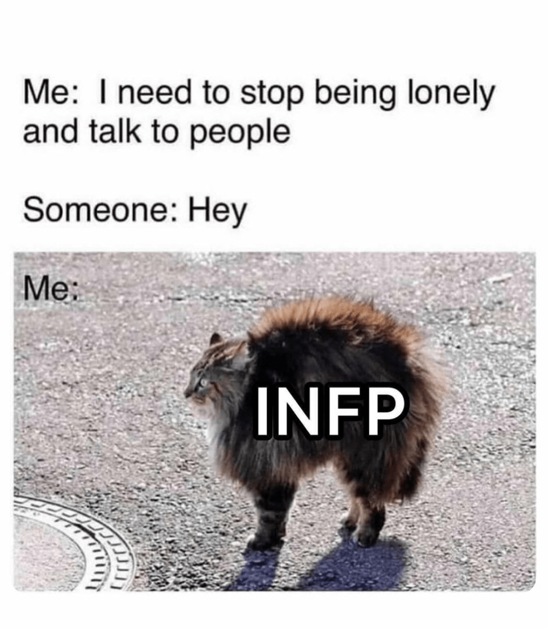 Funny INFP Memes - INFP nervous