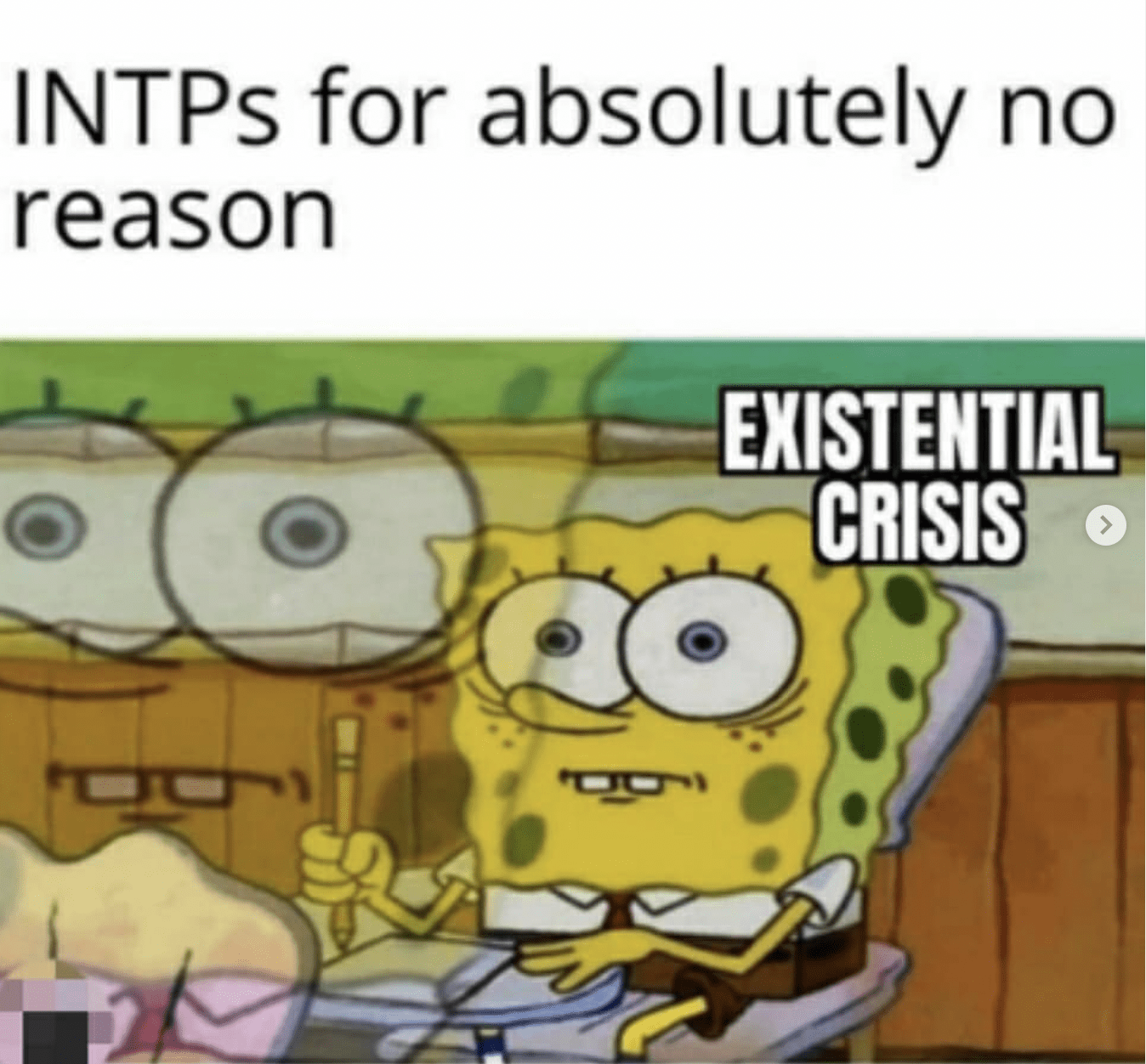 funny existential crisis SpongeBob