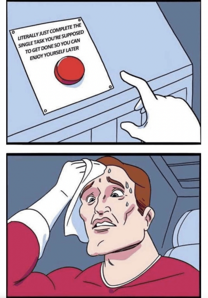 can't finish task stressful funny